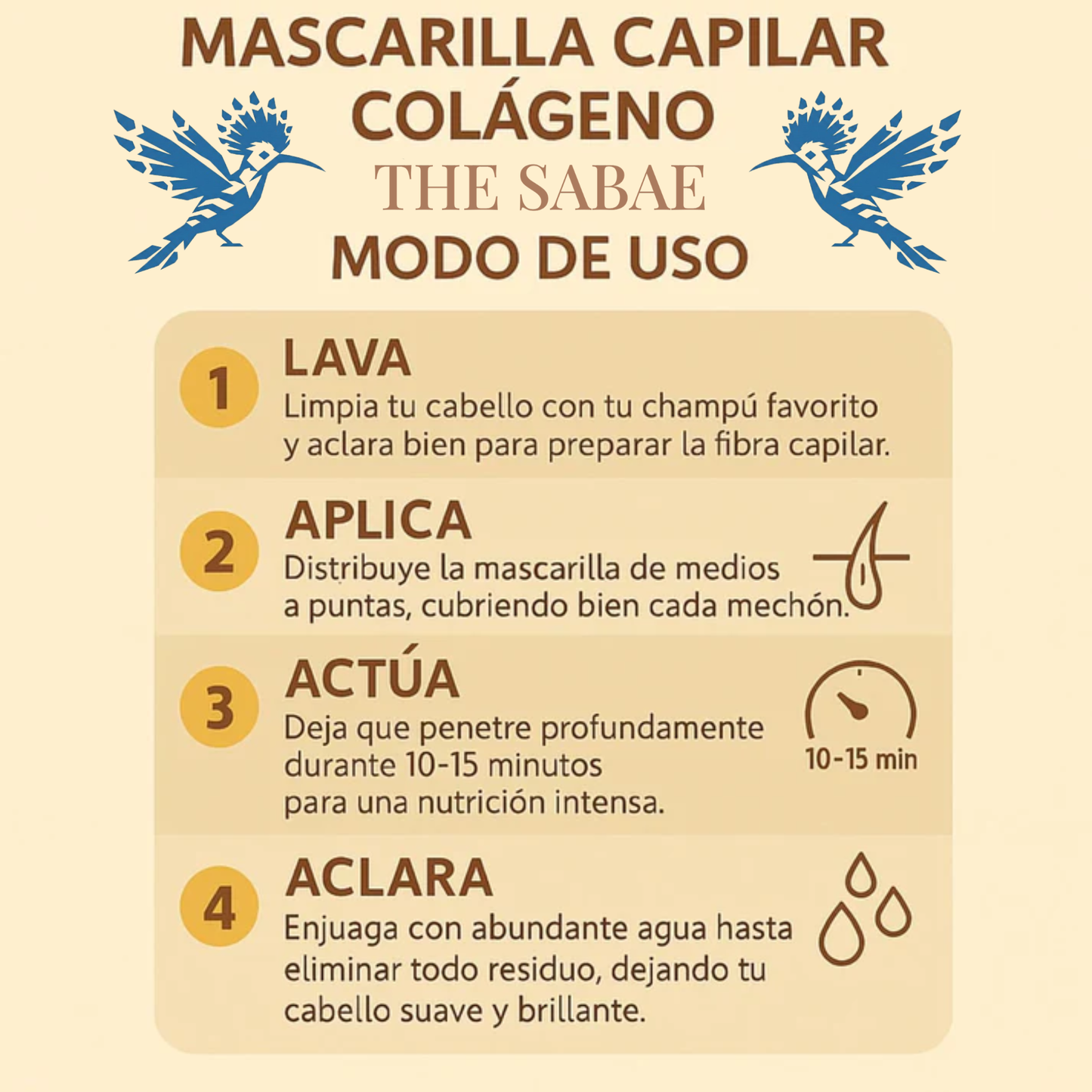 THE SABAE Glass Hair Mask (500ml) - Reparación Profunda