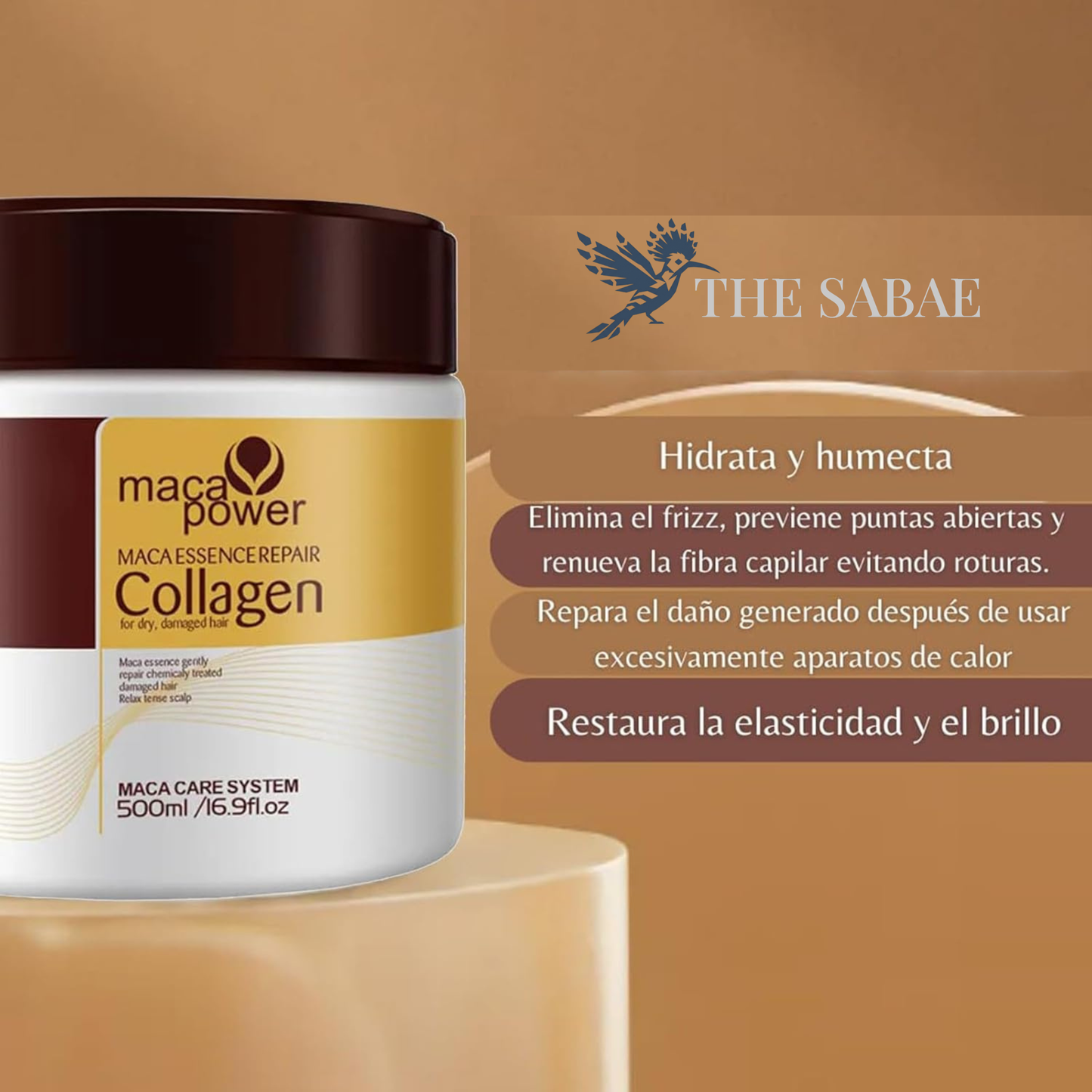 THE SABAE Glass Hair Mask (500ml) - Reparación Profunda