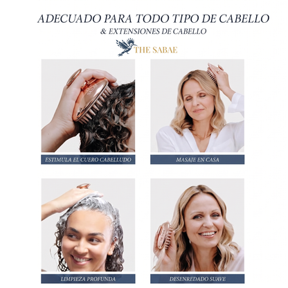 THE SABAE Relax Pro – Masajeador Capilar Anticaída y Antiestrés